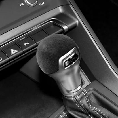 For Audi A3 Q2L S3 TT Sport Gear Shift Knob Boot Cover Trim Sticker Made of Alcantara Car Premium Interior Tuning Accessories