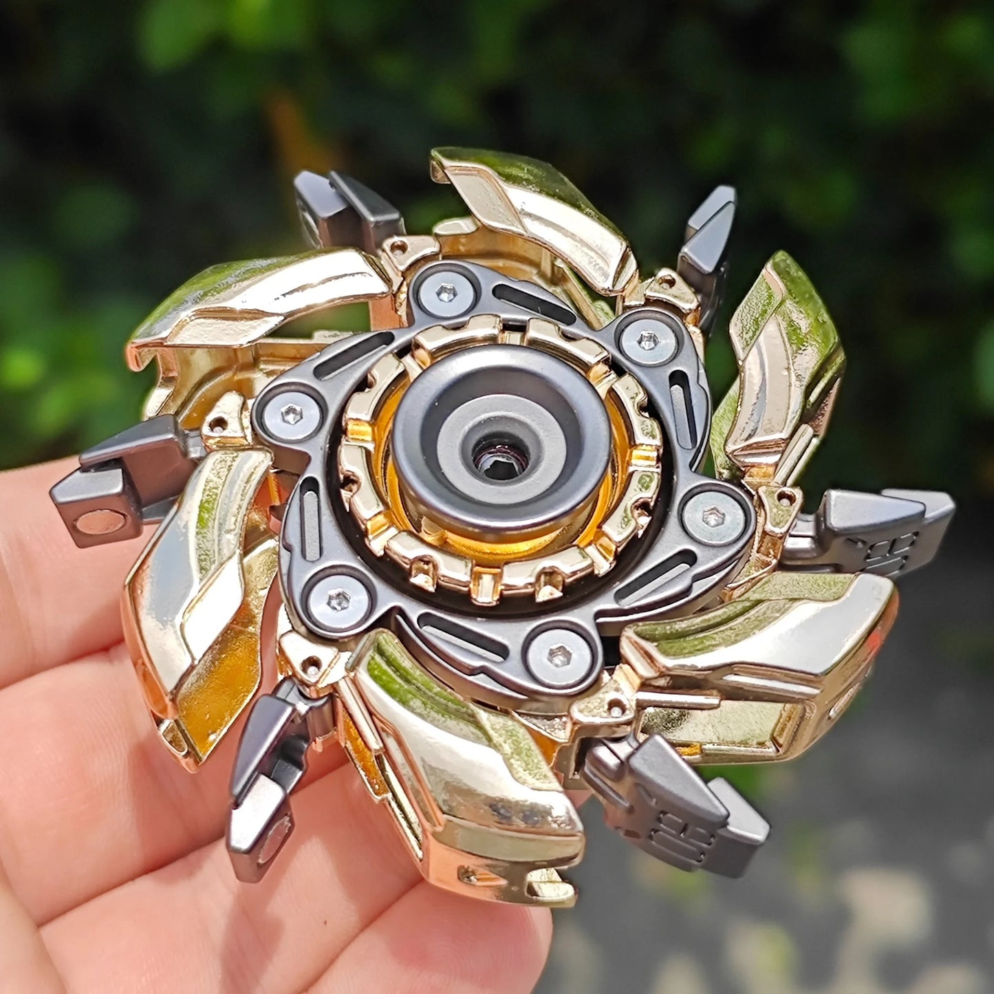 EDC Fidget Sliders Fidget Toys Stress Relief For Adults Magnetic Metal Fidgety Mood Buster Open Armor Spinning TopFidget Toys