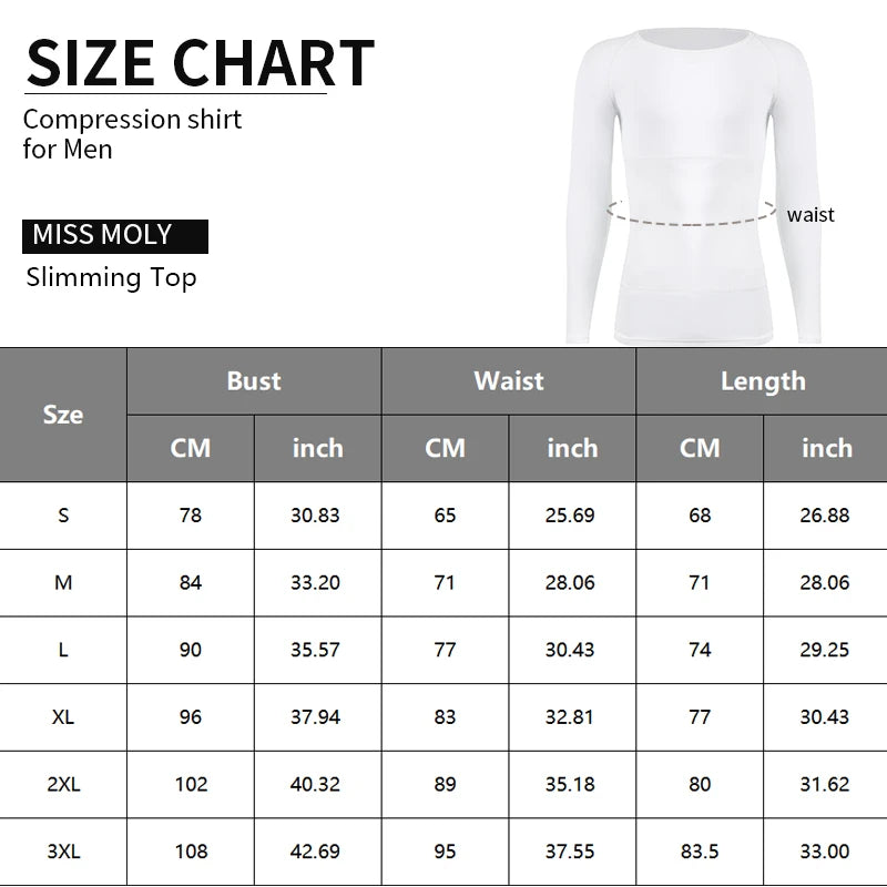 Long Sleeved Shapewear for Men Slimming Body Shaper Top Belly Reducing Fat Burning Loss Weight Waist Trainer Sweat Corset 2024
