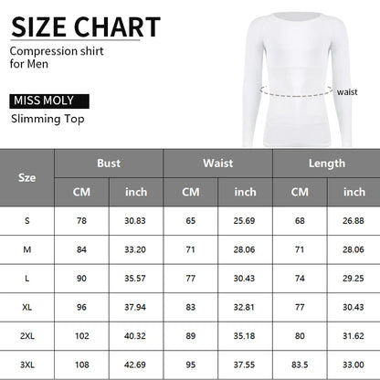 Long Sleeved Shapewear for Men Slimming Body Shaper Top Belly Reducing Fat Burning Loss Weight Waist Trainer Sweat Corset 2024