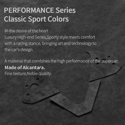 Made of Alcantara For Tesla Model 3 (2024-)/Model Y (2025-) Steering Wheel Trim Frame Sticker Car Interior Tuning Accessories