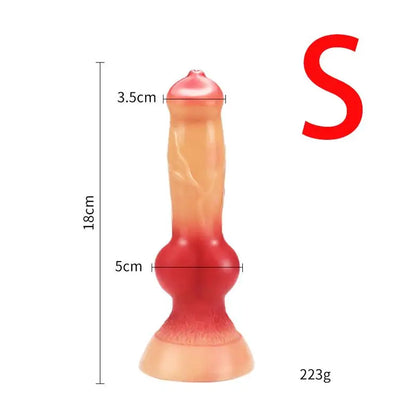 Huge Dildo Animal/Dog Dildo Realistic Penis with Suction Cup Big Butt Plug Giant Monster Cock Dick Adults Supplies for Men Women