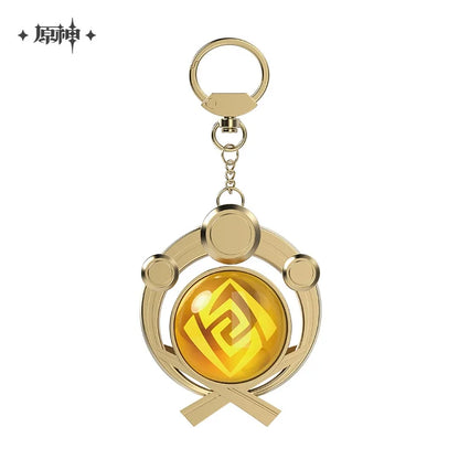 Sunsyea Genshin Impact Official Merch miHoYo Original Authentic Eyes of God Keychain Mondstadt Liyue Inazuma