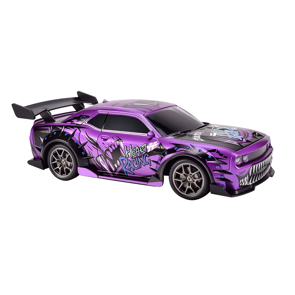 9IMOD RC Drift Car Remote Control Racing Vehicle with Drift Tires LED Headlights 2.4G Rechargeable Battery Indoor Outdoor Toy