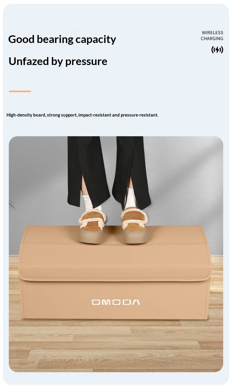 Suitable for Omoda s5 fx 9 EV PHEV C5 E5 C9 7 8plus car trunk storage box folding storage box large capacity storage box
