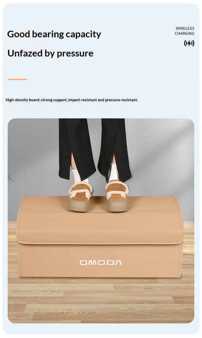 Suitable for Omoda s5 fx 9 EV PHEV C5 E5 C9 7 8plus car trunk storage box folding storage box large capacity storage box