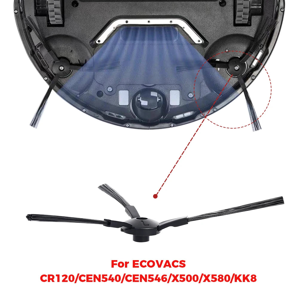 For Ecovacs Mirror CR120/CR130/CEN540/CEN250 For Dibea x500 x580 KK8 ML009 For Ilife V5 V5s V3 V3s V5 A4 Vacuum Side Brush Parts