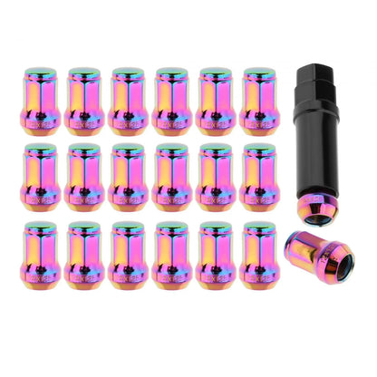 Wheel Lug Nuts Replacement Set M12 Cold Forged Carbon Steel Socket Key for Automotive Tire Maintenance