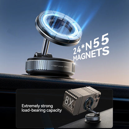 Joyroom Magnetic Car Phone Holder 360° Rotatable Suction Cup Phone Mount For Dashboard/Windshield For iPhone 4.7-7.0'' Phones