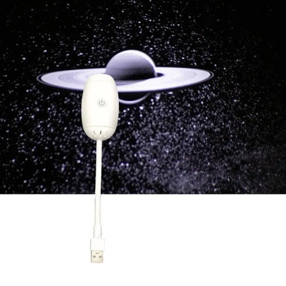 LED Starry Car Ambient Light USB Adjustable Focus Saturn Galaxy Large Range Projection Romantic Party Interior Decor Light