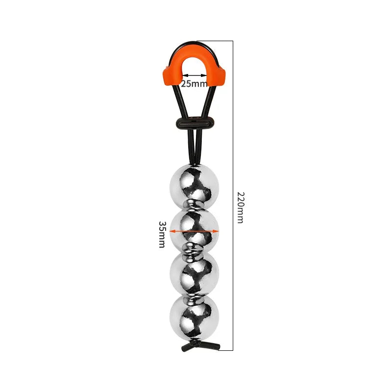 Reusable Stainless Steel Solid Ball Stretching Amplification Trainer Adjustable Household Items Adult Male Exercise Equipment