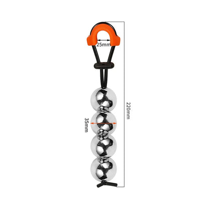 Reusable Stainless Steel Solid Ball Stretching Amplification Trainer Adjustable Household Items Adult Male Exercise Equipment