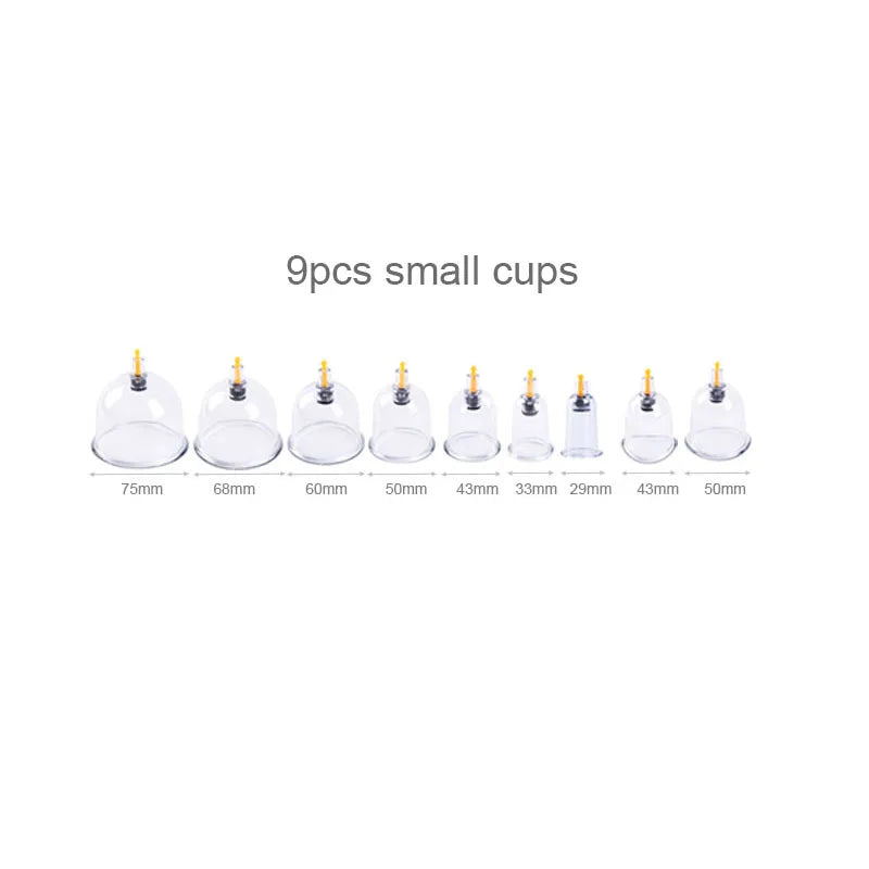 Big Size Vacuum Cupping Breast & Buttocks Enlargement Massager Suction Pump Machine Butt Lifting Device Back Massage Cans