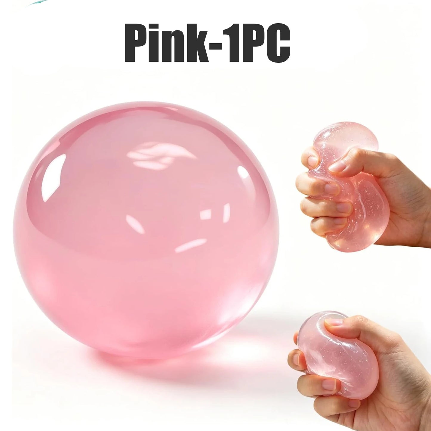 Artisan Coconut Oil Soft Gel Stress Ball Slow Rebound Squishy Toy with Jelly Texture Perfect Decompression Fidget for Adults