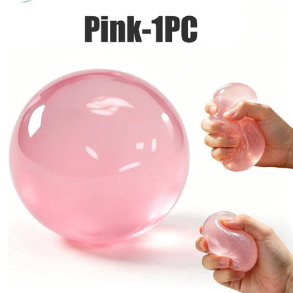 Artisan Coconut Oil Soft Gel Stress Ball Slow Rebound Squishy Toy with Jelly Texture Perfect Decompression Fidget for Adults