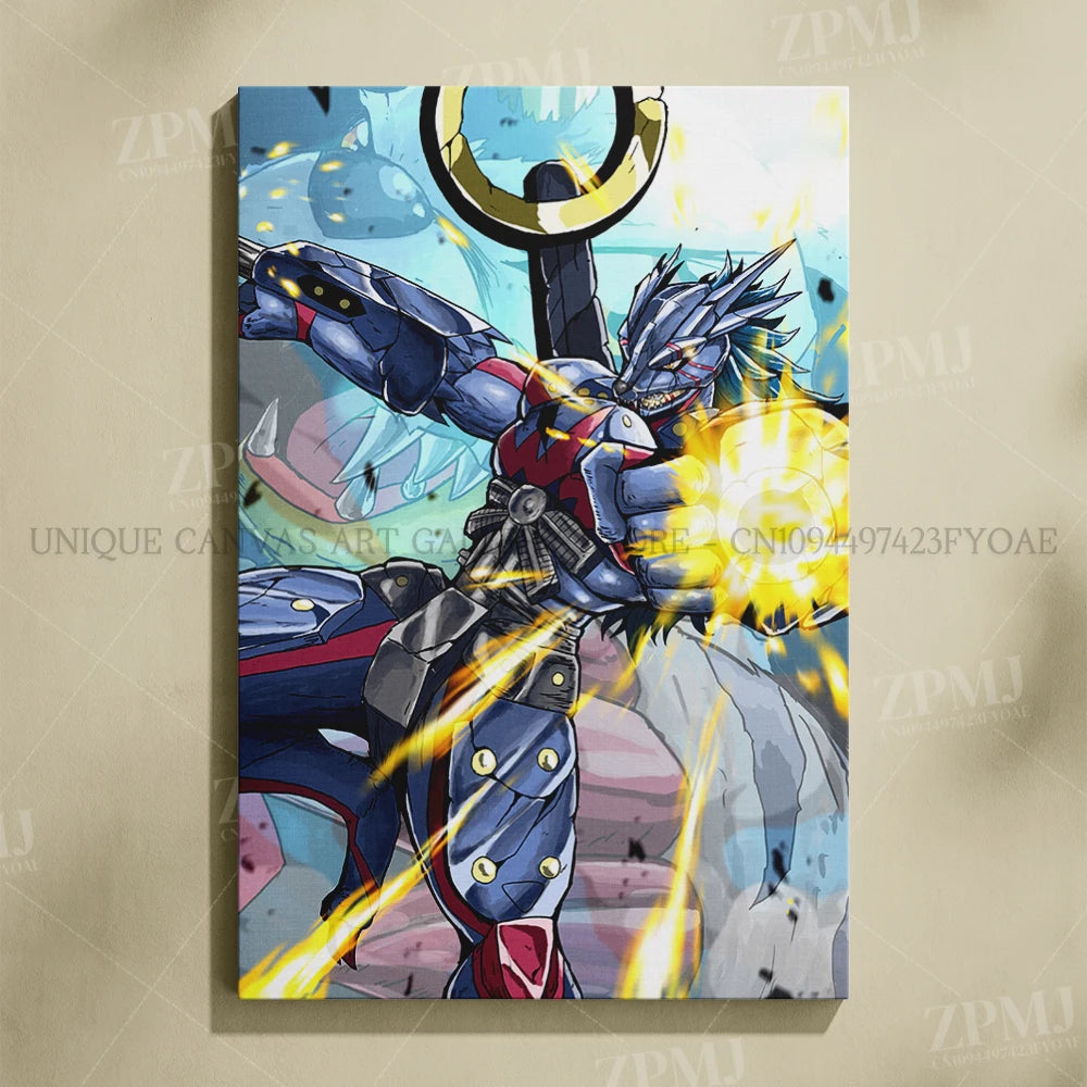Japanese Anime Canvas Wall Art Digimon Digital Monsters Home Decorative HD Print Poster Painting Modern No Frame For Living Room