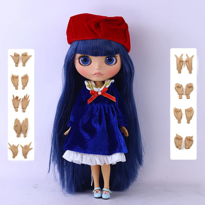 ICY DBS Blyth Doll 1/6 Joint 30cm tan Skin Matte Face Girl Set Doll BJD Toy Gift