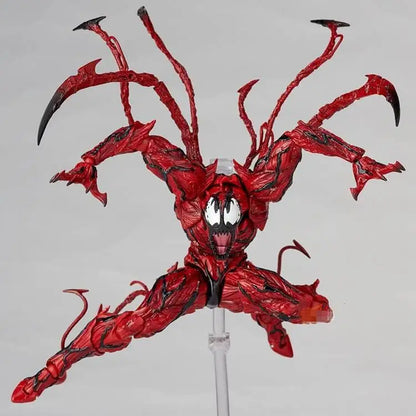 AMAZING YAMAGUCHI Carnage Venom Spider Man Marvel legends Action Figure Joint Movable Change Face Statue Model kids for Toy Gift