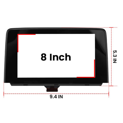 TK49-61-1J0B 8 Inch Touch Screen Glass Digitizer Replacement For Mazda CX-9 2016-2019 Car CD Audio Radio Navigation TK49-611JA