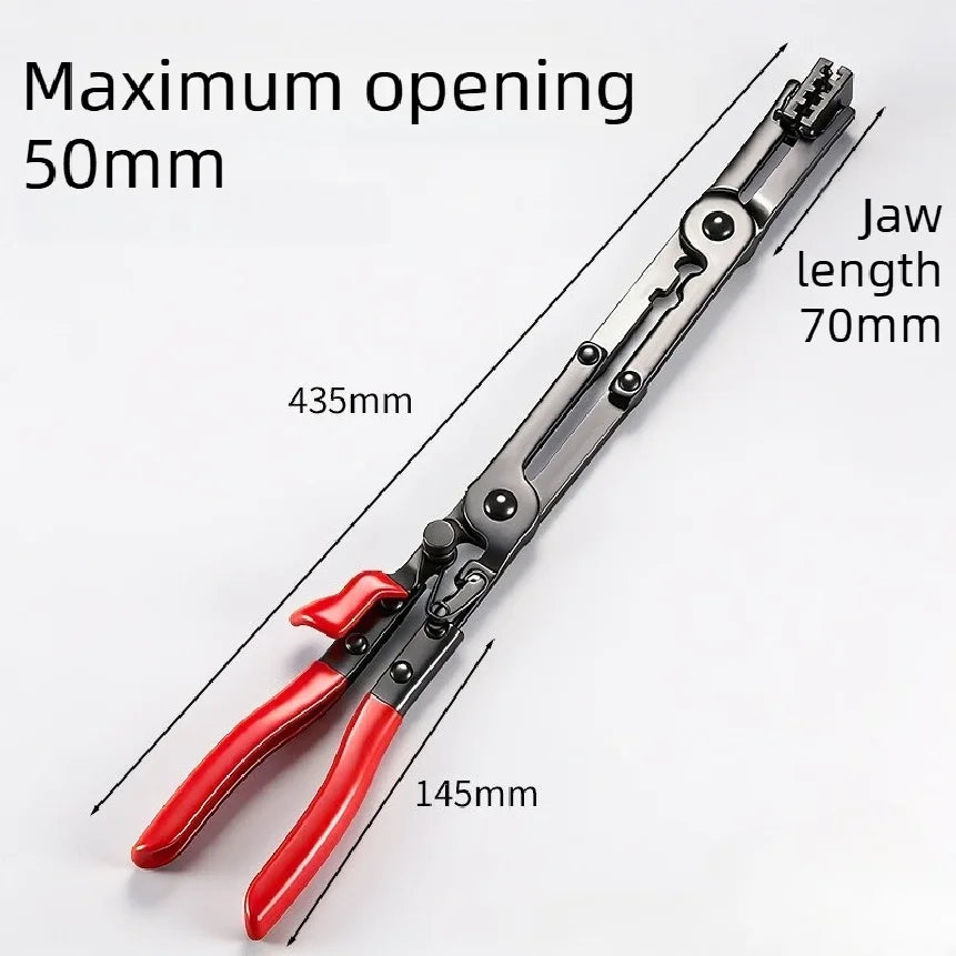 Adjustable Clamp Tool for Automotive Hose Pipes Reach Hose Clamp Pliers Set Fuel Oil Water Hose Auto repair Tools