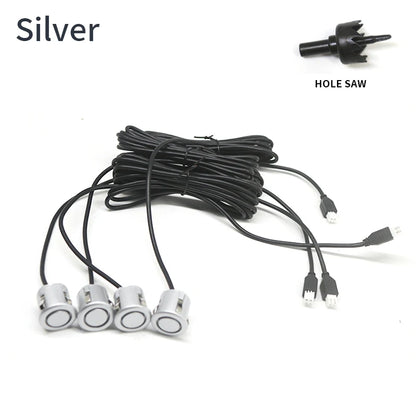 4pcs 18.5mm Car Parking Sensor Park tronic Reverse Probe Black Red Grey Silver White for Vehicles Sensor Fitting