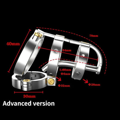 Stainless Steel Removable with thorns Chastity Cage Urethral Plug BDSM Male Chastity Device Cock Cage Penis Ring Adult Sex Toys