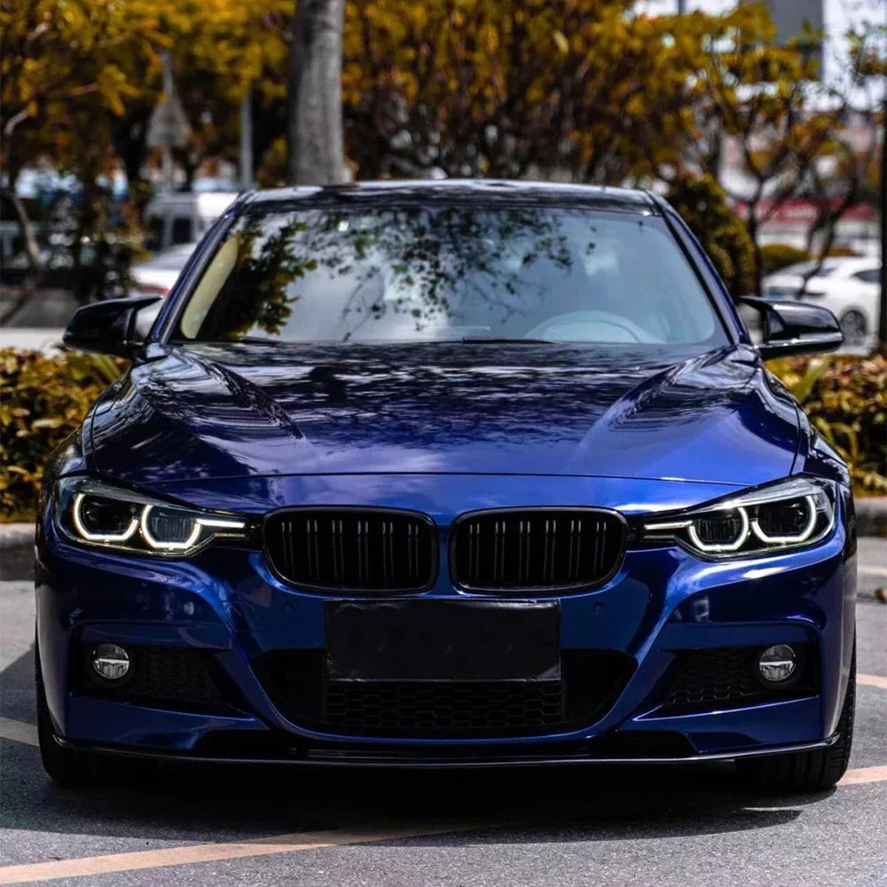 Gentian Blue Metallic Car Sticker Car Wrapping Film PET Sticker Bubble Free Auto Decals Car Accessories Exterior Decoration