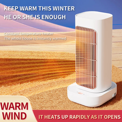 1300 W Space Heater Portable Electric Heater Overheating & Tip-Over Protection PTC Ceramic Heater 90 Degree Oscillation 2 Modes