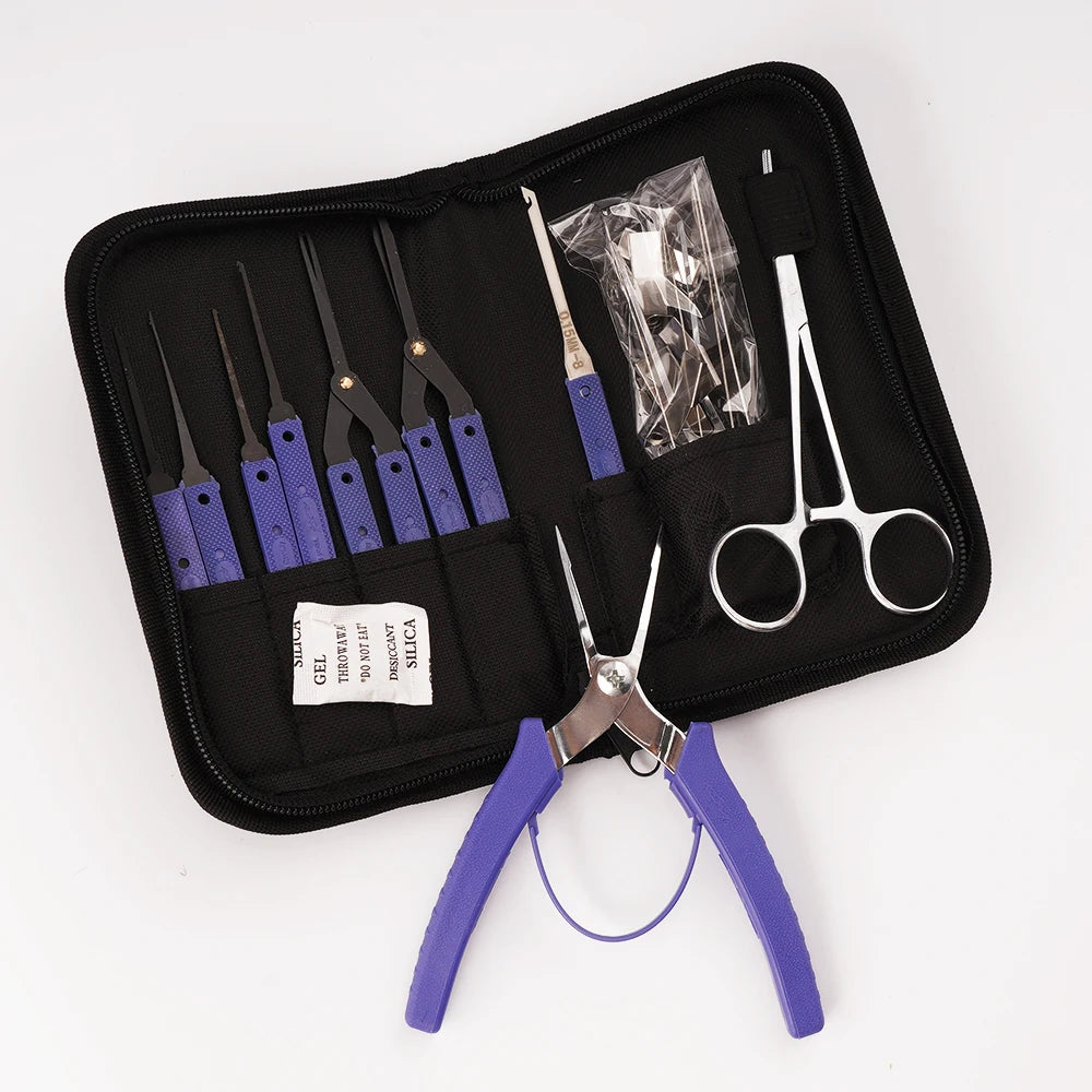 KLOM KL-308 Broken Key Extractor Locksmith Tools Kit Key Remove Hooks