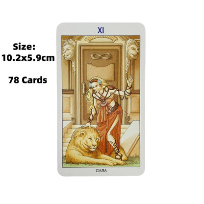 Russian TAPO Tarot Of The 78 Doors A Deck Oracle Visions Divination Edition Tarot Cards Board Playing Games Wholesale