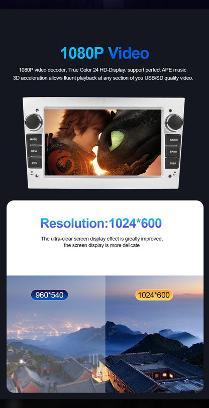 Car Radio Multimedia For Opel Astra H 2005 2006 2007 2008 2009 2010 2011 2012 Wireless CarPlay Android Auto Autoradio GPS DSP