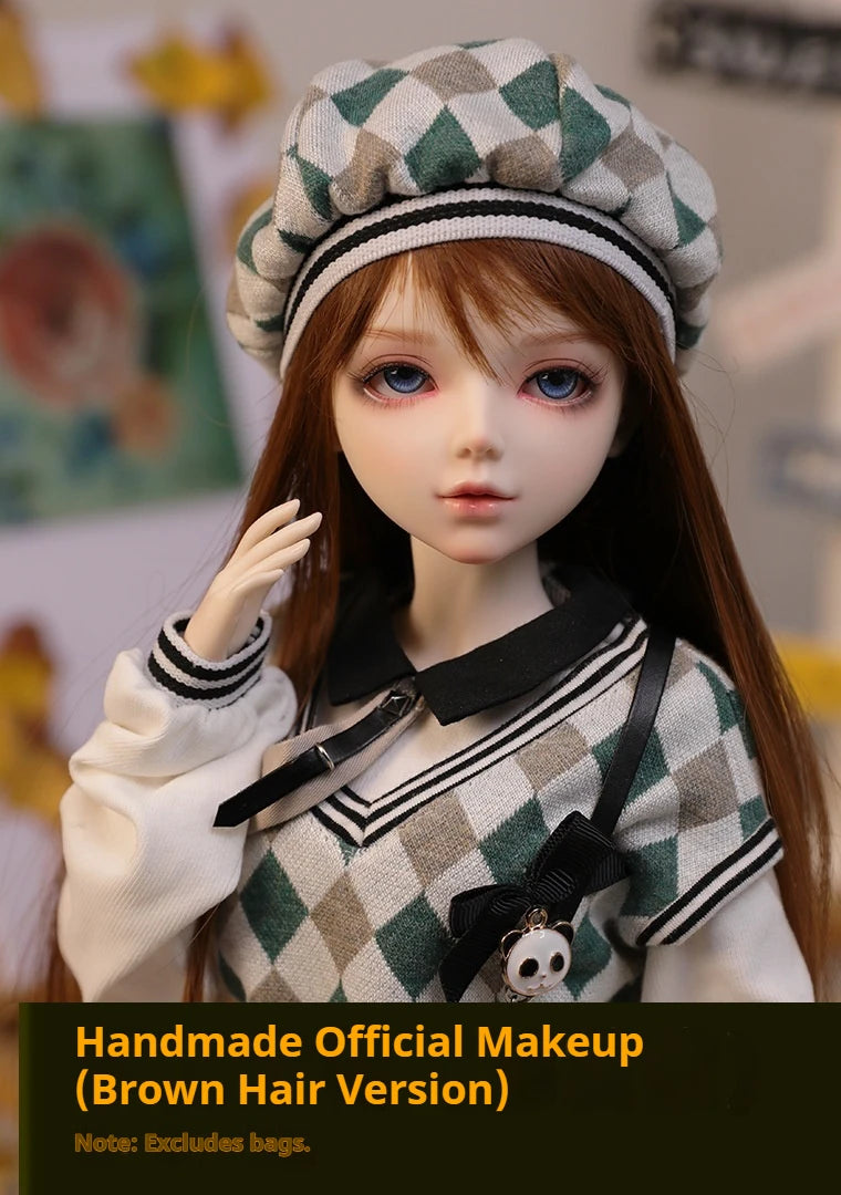 Menghan Bjd Doll Ball Jointed Doll One Third Scale Realistic Fashion Clothes Collectible Handmade Art For Adult Collectors