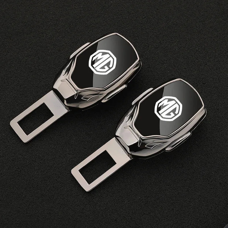 Car Seat Belt Clip Carbon Extender Lock Buckle Plug Interior for MG ZS HS GT HECTOR MG3 MG5 MG6 MG7 Auto Accessories