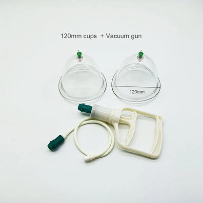 Big Size Vacuum Cupping Breast & Buttocks Enlargement Massager Suction Pump Machine Butt Lifting Device Back Massage Cans
