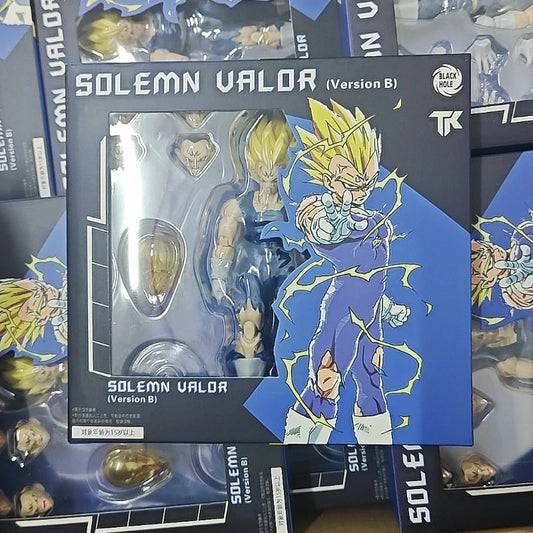 In Stock Black Hole Toys & TK Dragon Ball SHF Super Saiyan SSJ Majin Vegeta Full Power Anime Action Figures Models Gifts Toy