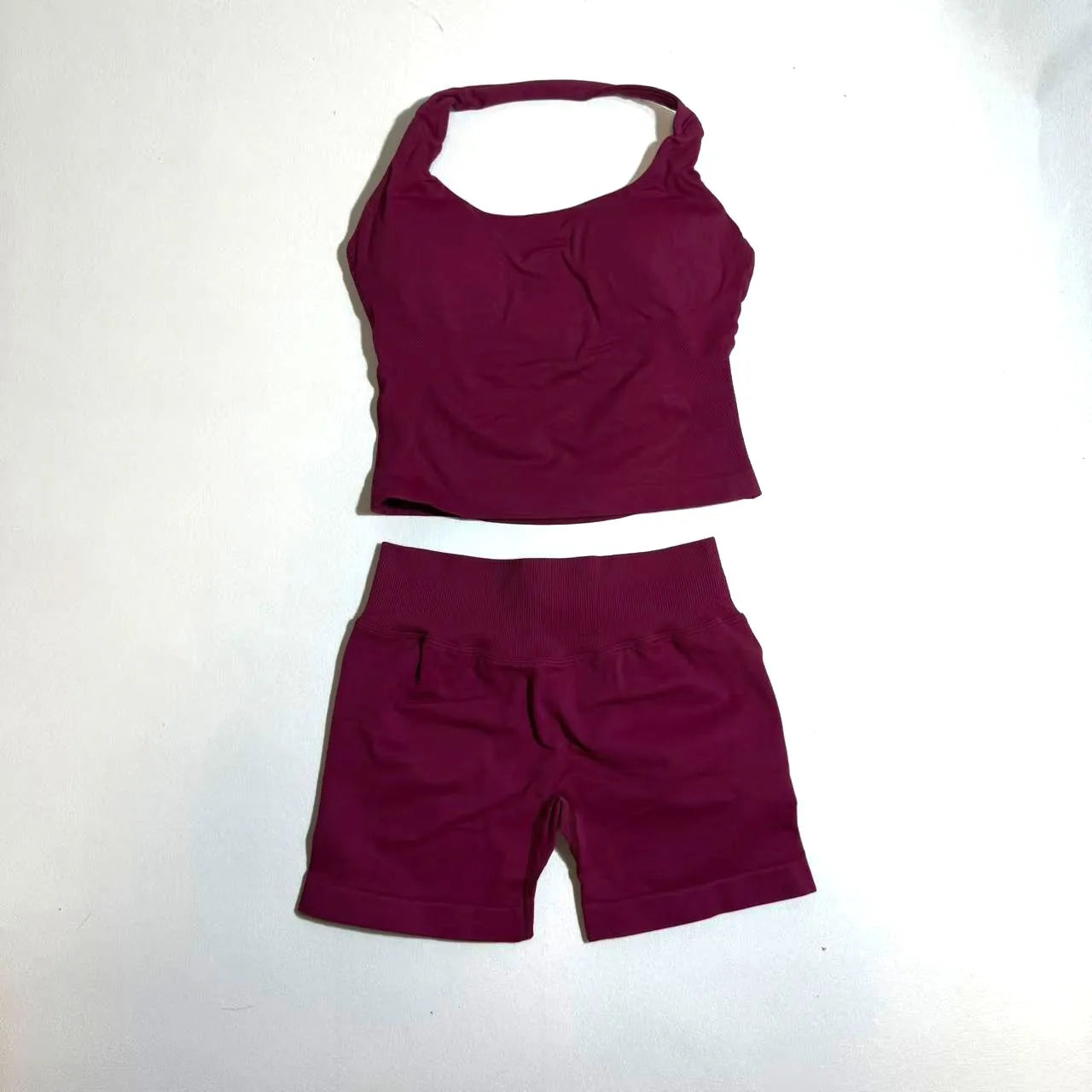 2 Pieces Sportswear Women Yoga Set Gym Clothes Sportswear Yoga Suits High Waist Scrunch Fitness Tracksuits  Pilates Set