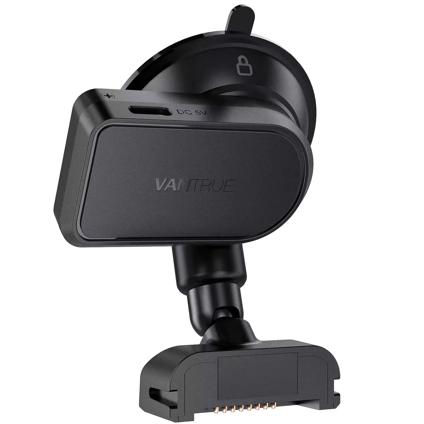 VANTRUE Dash Cam GPS Receiver Module Type C USB Port Car Suction Cup Mount for Windows and Mac