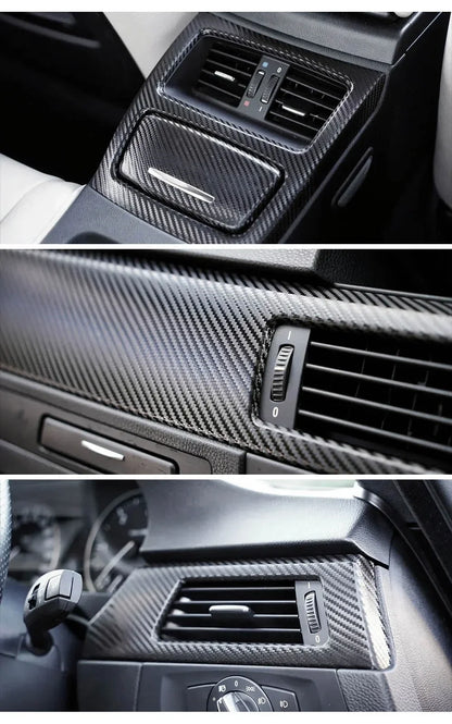 Car Stickers Black Carbon Fiber Vinyl Wrap Film 150*50cm Gloss Carbon Fiber Motorcycle Wrap Waterproof Film for Cars Accessories