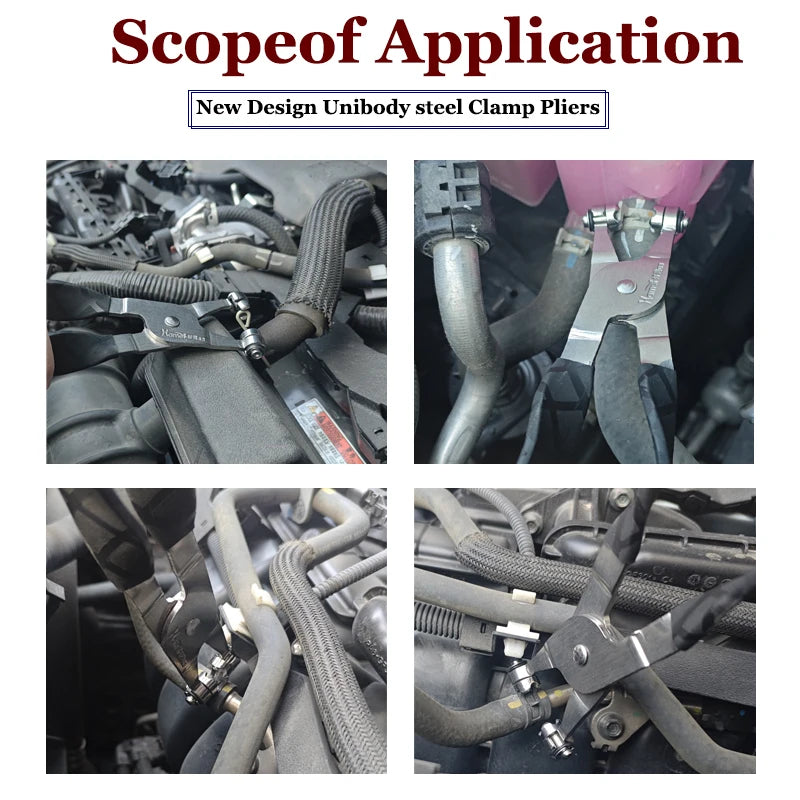 Steel Clamp Puller Locking Car Hose Clamps Pliers Water Pipe Hose Flat Band Ring Type Tool for Garden Auto Removal Tools