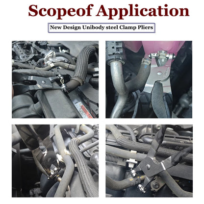 Steel Clamp Puller Locking Car Hose Clamps Pliers Water Pipe Hose Flat Band Ring Type Tool for Garden Auto Removal Tools