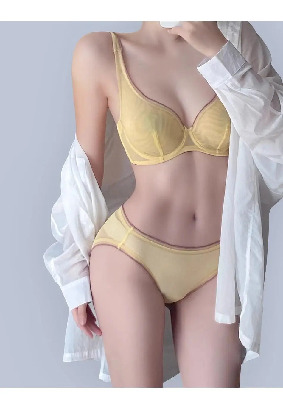 Women Summer Lingerie Set Push Up Bra Comfort Lift Seamless Push Up Bra for Women Full Cup No Underwire Ultra Thin Bra S-2XL Hot