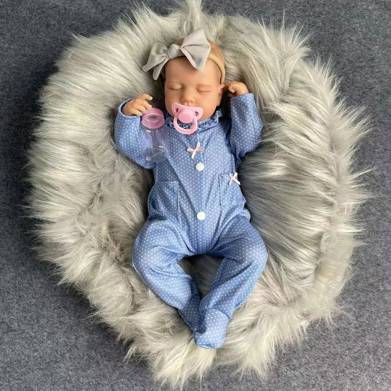 2 Options Cloth/ Vinyl Body 20 Inches Bebe Reborn Dolls 3D Skin Realistic Baby Alive Lifelike Newborn Handmade Doll Kids Gift