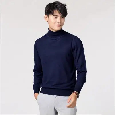 Cashmere turtleneck men sweater clothes for 2024 autumn winter jersey hombre pull homme hiver pullover men high neck sweaters
