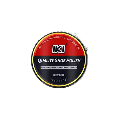 Black Shoe Wax for Leather Shoe Care Gloss Enhancement And Extended Lifespan Aesthetic Polishing Agent for Footwear