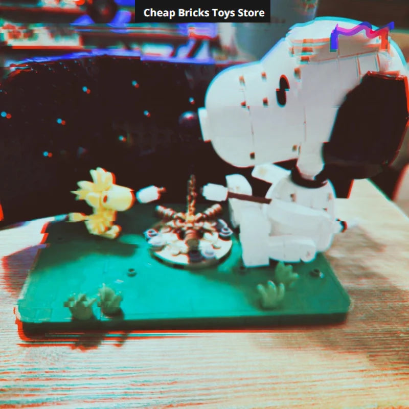 2026 Anime Dog Bricks Building Blocks Compatible 964pcs Creative Movie Doghouse Dispaly Model Birthday Gifts for Adults Toys