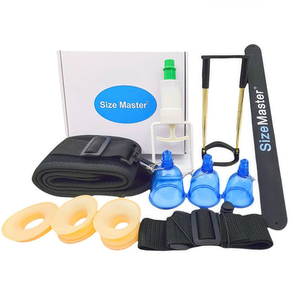 New Male penis enlargement and lasting training Size Master Vacuum cup with adjustable length of metal holder