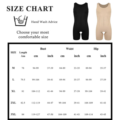 Miss Moly Men Compression Bodysuit Wide Strap Anti-Chafing Full Body Shaper Muscle Knitting Shapewear Open Crotch Underwear
