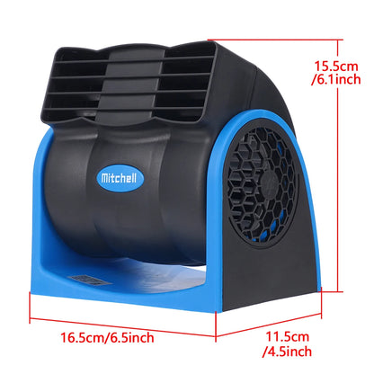 12V Car Vehicle Truck Boat Air Conditioner Car Cooling Air Fan Speed Adjustable Silent Cool Cooler With Auto Cigarette Lighter