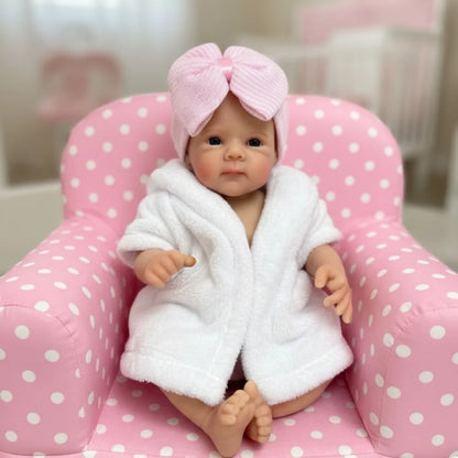 1 PCS/3 Styles Washable Soft 6-13Inch bebe reborn de silicona Girl Dolls With Handmade Paint Skin Newborn Silicone Dolls