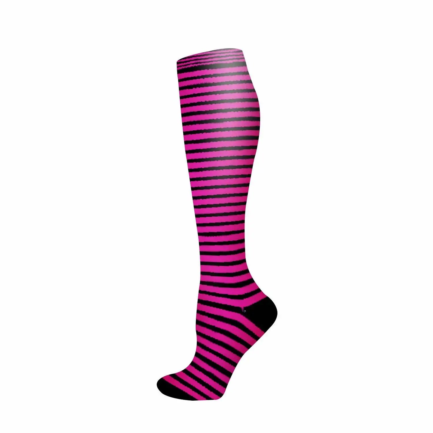 New Compression Socks Varicose Vein Nurse Sports Running Calf Pressure Stockings Protect Bare Feet Support Gradient Pressure